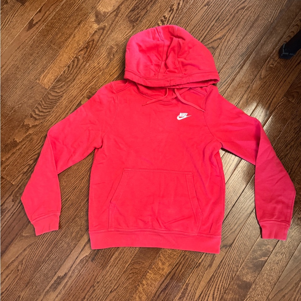 Nike Red Hoodie Sweatshirt